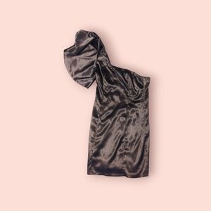 One shoulder LuLus black cocktail dress